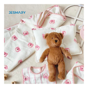 Chăn và gối vải muslin, vải xô cho bé